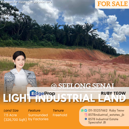 Seelong Senai - Light Industrial Land for Sale, Johor, Senai