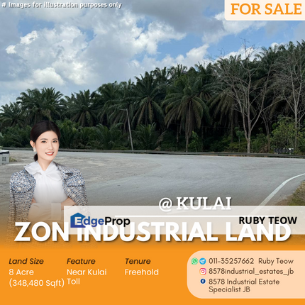Kulai - Zoning Industrial Land for Sale, Johor, Johor Bahru