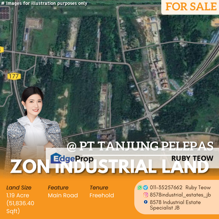 PTP Port of Tanjung Pelepas - Zoning Industrial Land for Sale, Johor, Gelang Patah