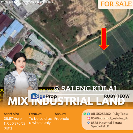 Saleng Kulai - Mix Industrial Land for Sale, Johor, Kulai