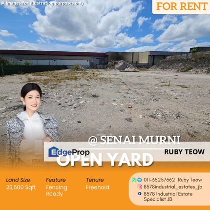 Senai Murni - Open Yard for Rent, Johor, Senai