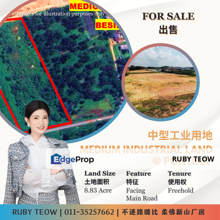 Pontian - Medium Industrial Land for Sale, Johor, Pontian