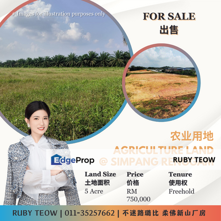 Simpang Renggam - Agriculture Land for Sale, Johor, Kluang