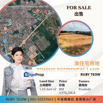 Kluang - Zoning Residential Land for Sale, Johor, Johor Bahru