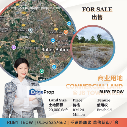 JB Town Area - Commercial Land for Sale, Johor, Johor Bahru