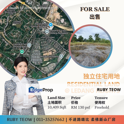 Ledang Heights Nusajaya - Bungalow Residential Land for Sale, Johor, Johor Bahru