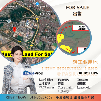 Pasir Gudang – Light Industrial Land for Sale, Johor, Pasir Gudang