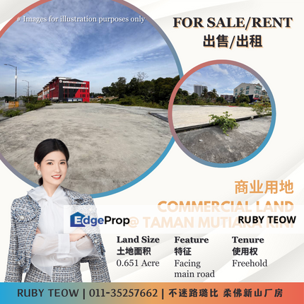 Taman Mutiara Rini – Commercial Land for Sale or Rent, Johor, Skudai