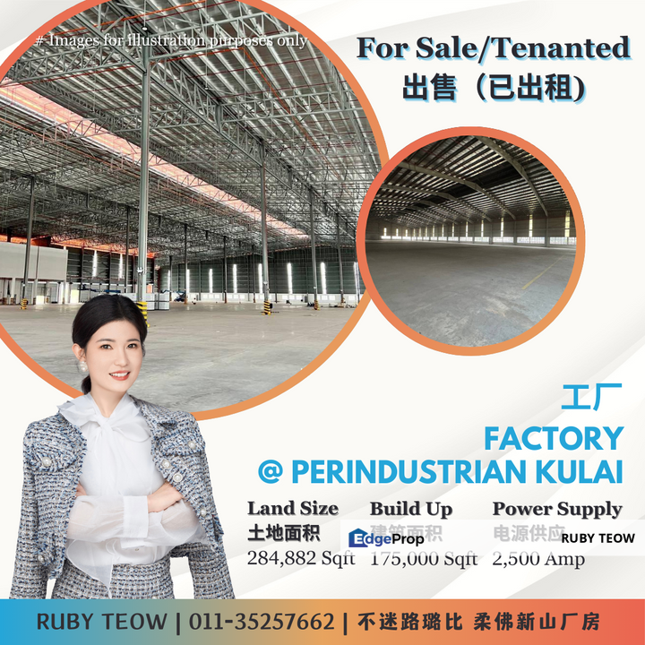 Kawasan Perindustrian Kulai – Factory (Tenanted) for Sale, Johor, Kulai
