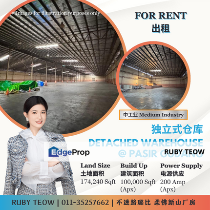 Pasir Gudang – Detached Warehouse for Rent (4 Acres), Johor, Pasir Gudang