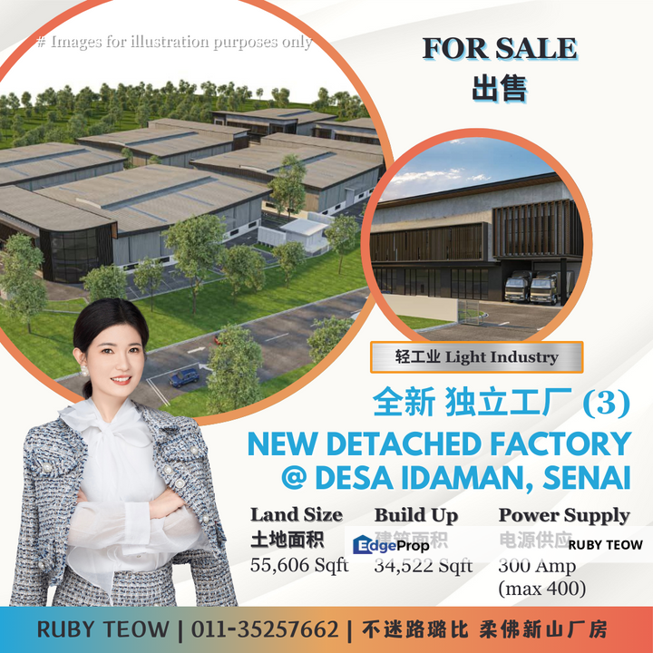 Desa Idaman @ Senai – New Detached Factory for Sale (3), Johor, Kulai