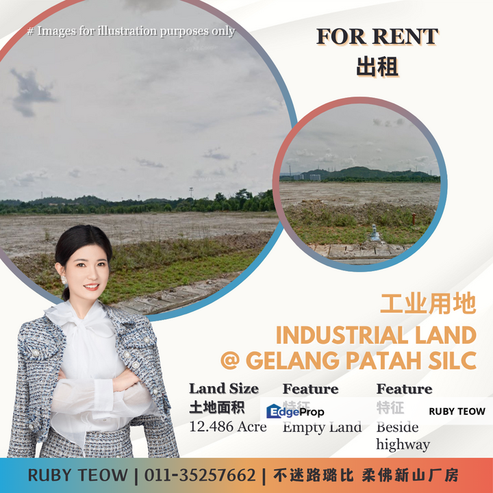 Gelang Patah SILC - Industrial Land for Rent, Johor, Gelang Patah