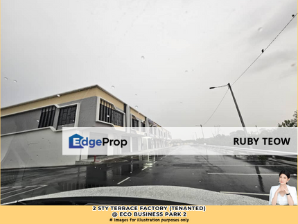 Eco Business Park 2 - 2 Sty Terrace Factory (Tenanted) For Sale, Johor, Senai