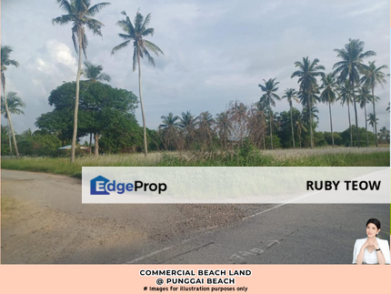 Punggai Beach - Commercial Beach Land For Sale, Johor, Kota Tinggi