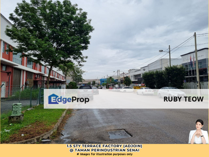 Taman Perindustrian Senai - 1.5 Sty Terrace Factory (Adjoin) For Rent, Johor, Senai