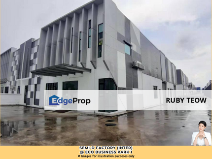 Eco Business Park 1 - Semi-D Factory (Inter) For Sale, Johor, Johor Bahru