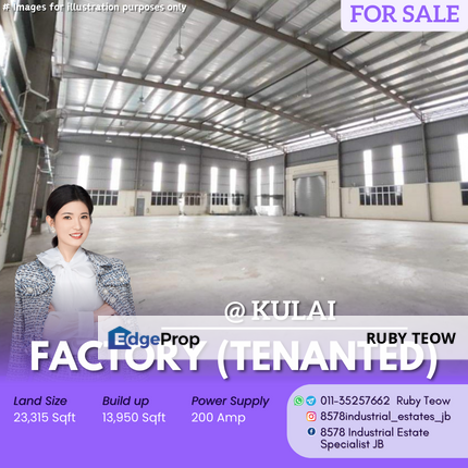 Kulai - Factory (Tenanted) for Sale, Johor, Kulai