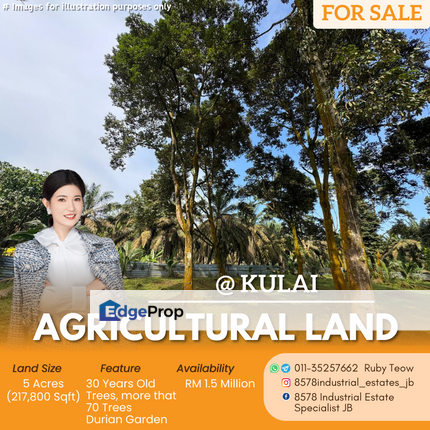 Kulai - Agricultural Land For Sale, Johor, Kulai