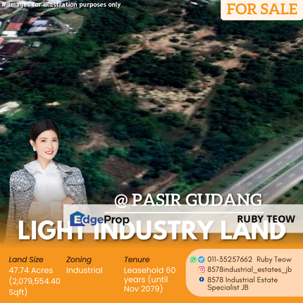 Pasir Gudang Light Industrial Land for Sale , Johor, Pasir Gudang