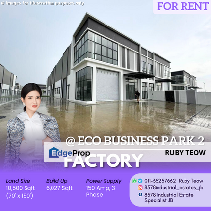 Eco Business Park 2 - Factory for Rent, Johor, Senai