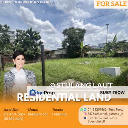 Stulang Laut - Residential Land for Sale, Johor, Johor Bahru