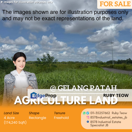 Gelang Patah - Agriculture Land for Sale, Johor, Gelang Patah