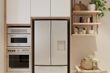 Modern terrace house with semi d concept