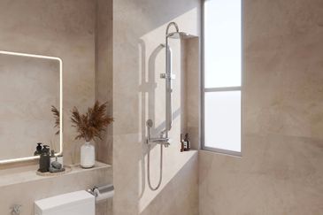 Modern terrace house with semi d concept