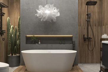 New Lakefront Villa Bungalow IN Kota Kemuning