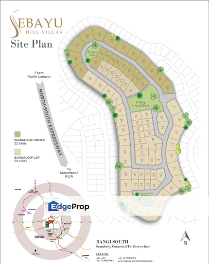 Sebayu Hill Bungalow Plots Bandar Seri Putra Kajang For Sale, Selangor, Bangi