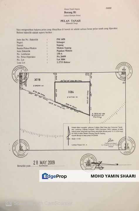 TANAH KEBUN SAWIT UNTUK DIJUAL – SUNGAI BELANKAN, SUNGAI PELEK, SEPANG , Selangor, Sepang