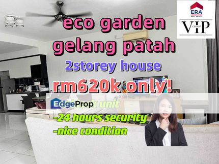 eco garden gelang patah 2 storey house good condition, Johor, Gelang Patah