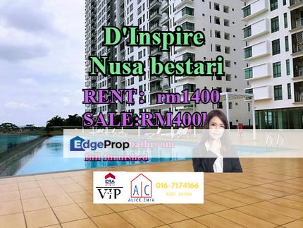 Nusa bestari bukit indah d'inspire full furnish, Johor, Skudai