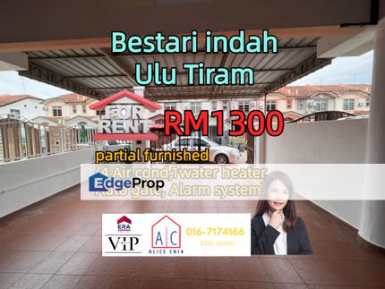 bestari indah ulu tiram partial furnish, Johor, Ulu Tiram
