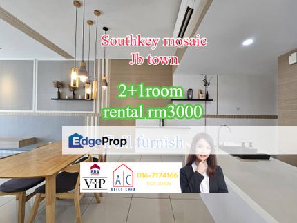 Mosaic southkey full furnish nice unit, Johor, Johor Bahru