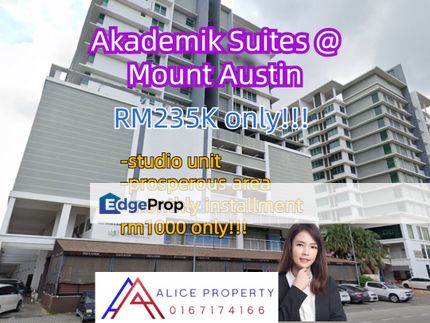 Akademik suites mount austin for sale monthly installment rm1000 only, Johor, Johor Bahru