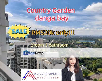 Country garden danga bay renovate unit for sale, Johor, Johor Bahru