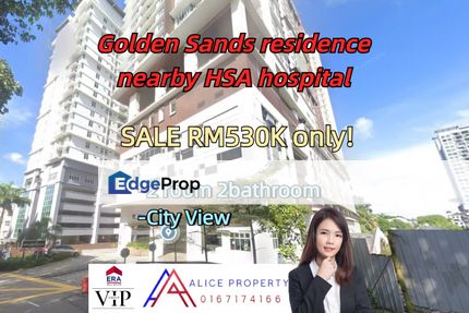 Golden sands residence nearby hsa hospital ,town area for sale, Johor, Johor Bahru