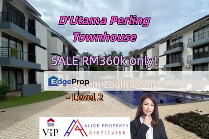 Perling  D’utama level2 townhouse for sale, Johor, Johor Bahru