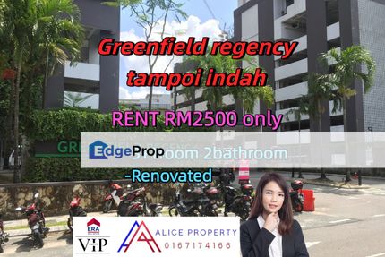 Greenfield regency tampoi indah renovated unit for rent, Johor, Tampoi