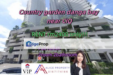 Country garden danga bay Royal strand near CIQ For rent , Johor, Johor Bahru