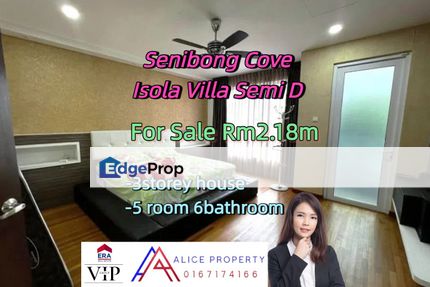 Senibong Cove Permas 3 Storey Semi D house For Sale, Johor, Masai