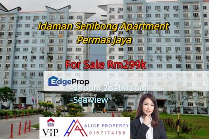 Idaman Senibong Apartment Permas Jaya seaview for sale, Johor, Permas Jaya/Senibong