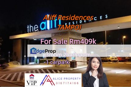 The Aliff Residences Tampoi Service Apartment for sale , Johor, Johor Bahru