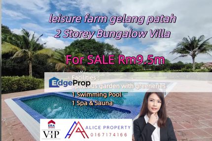 leisure farm gelang patah 2 Storey Bungalow Villa for sale, Johor, Gelang Patah