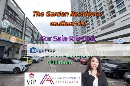 Garden residence low floor unit for sale, Johor, Skudai