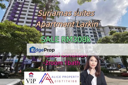 Suriamas suites Apartment Larkin Kebun Teh jb town good condition, Johor, Johor Bahru
