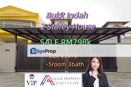 Bukit Indah Hot Area Fully Renovated 2 Storey House, Johor, Johor Bahru