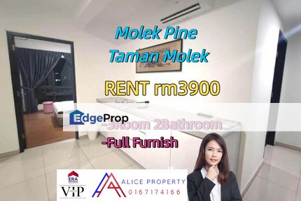 Taman molek molek pine 4 condo for rent, Johor, Johor Bahru