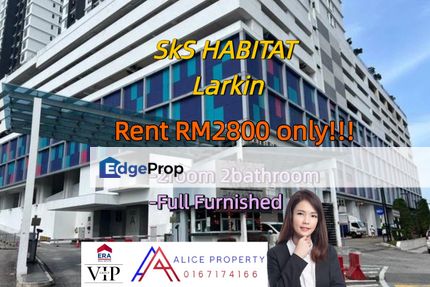 For rent SkS HABITAT Larkin, Johor, Johor Bahru